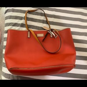 Coach tote in fair condition